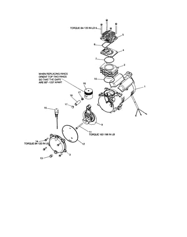 Motor/cylinder/crankcase