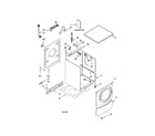 Kenmore 11042824202 top and cabinet diagram