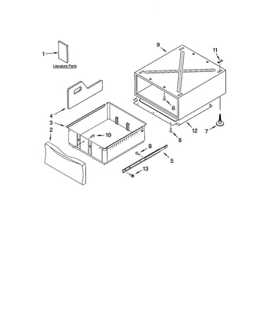 Pedestal parts (not included)