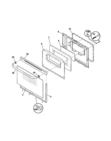 Door (fef326auf/fef326awf)