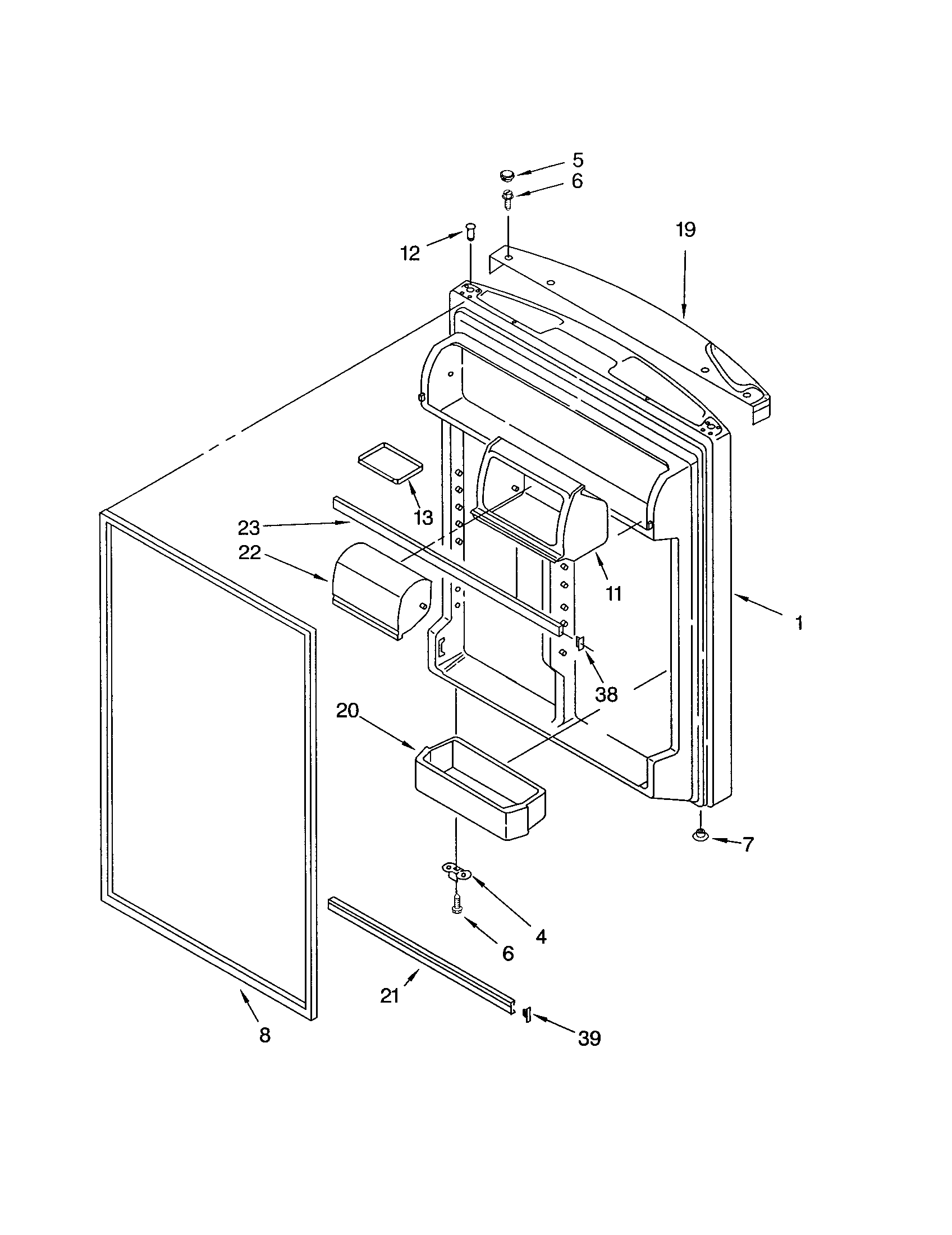 REFRIGERATOR DOOR