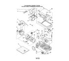 Kenmore 11622812209 dust box/base/motor, fan diagram