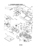 Dust box/base/motor, fan
