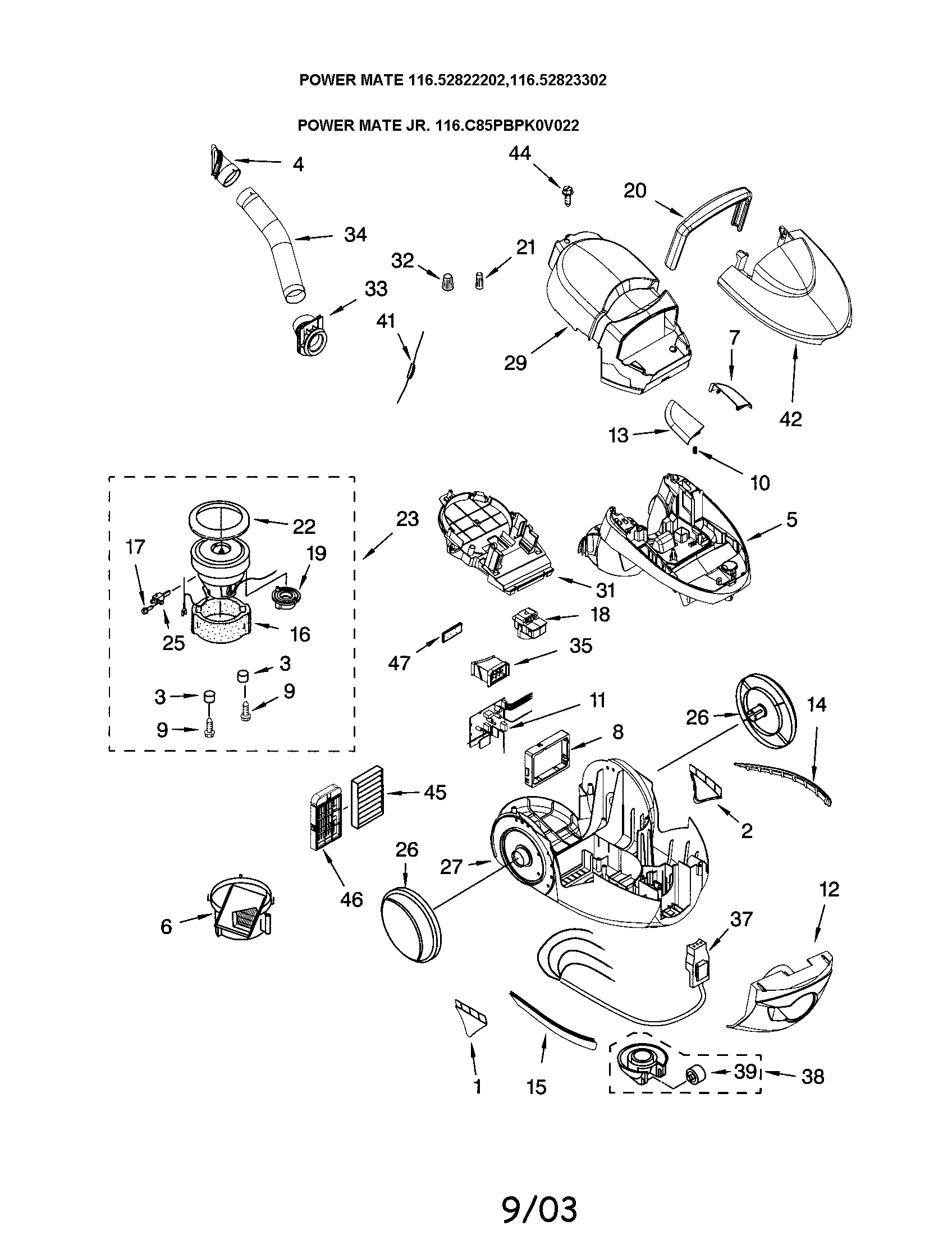 COVER/UPPER BODY/MOTOR, FAN