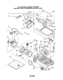 Dust box/motor, fan/cover