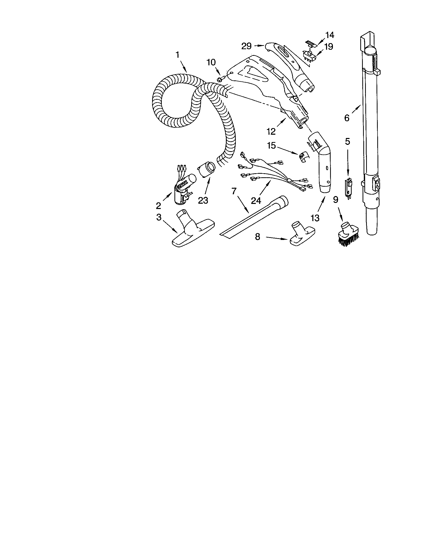 Hose and attachments