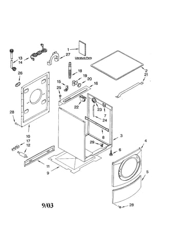 Top and cabinet