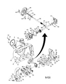 Auger housing/impeller