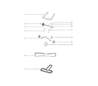 Eureka 1950A rear axle/agitator/wheels diagram