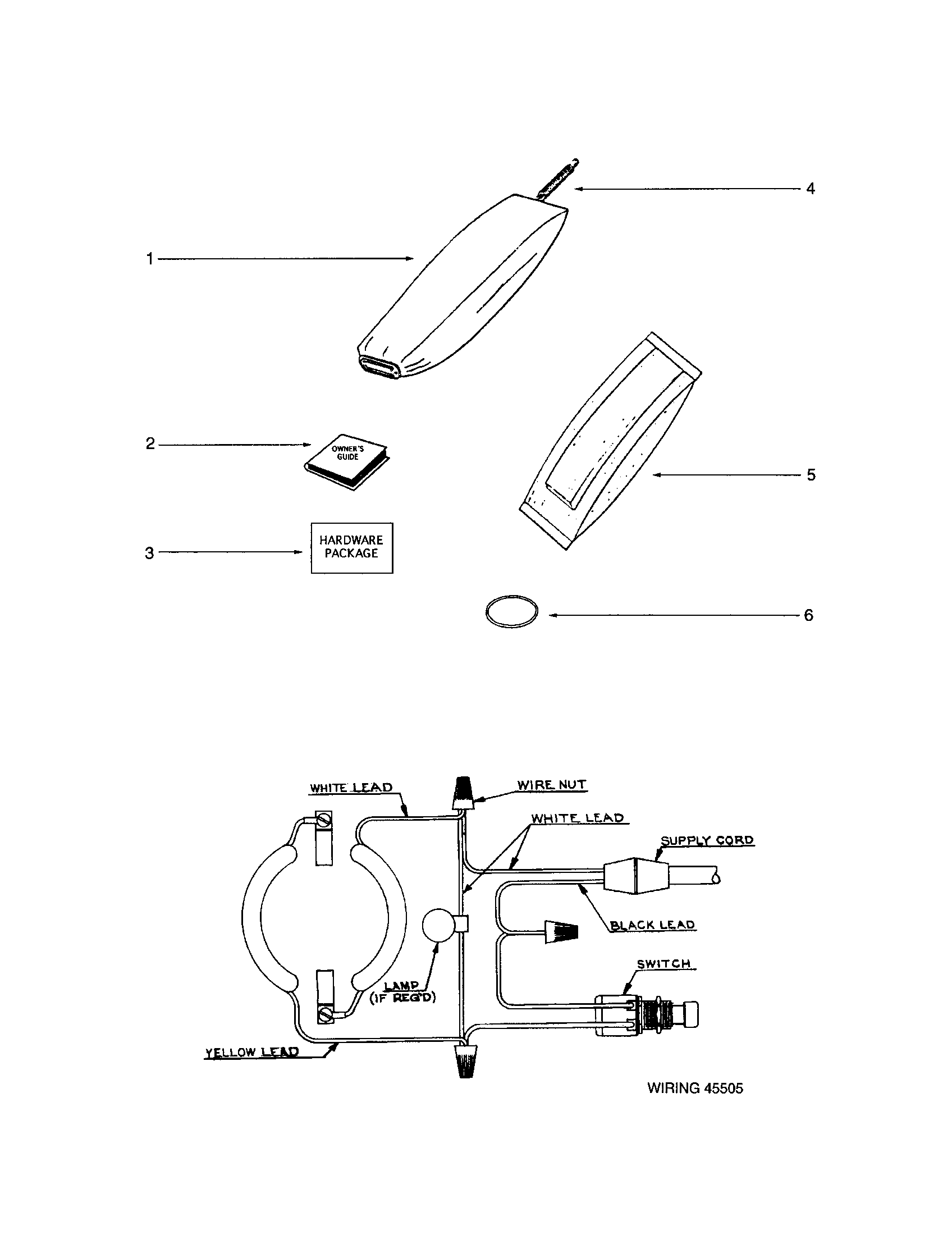 Bag/wiring diagram