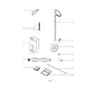 Eureka 403A mini bagless vac assembly diagram