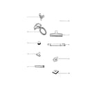 Electrolux EL6988A tool caddy/accessories diagram