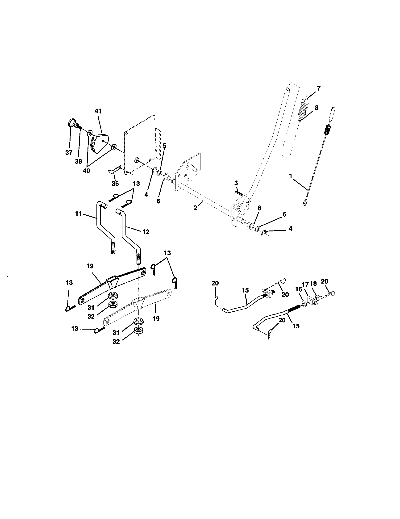 Craftsman dyt 4000 on sale deck parts