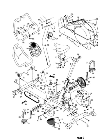 Console/handlebar/seat/side panel