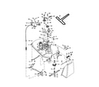 Weed Eater GE1138 (SN1138A) mower deck diagram