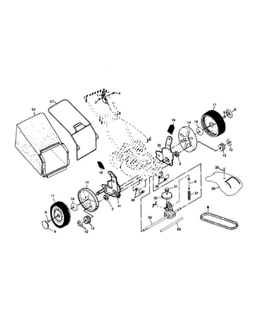 Wheels/tires/bag