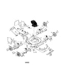 Engine/housing/wheels/handle