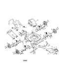 Engine/housing/handle/wheels