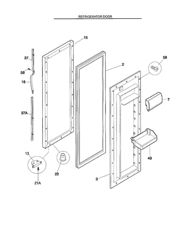 Refrigeraotr door