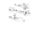 Poulan S31SNG crankcase/cylinder/crankshaft diagram