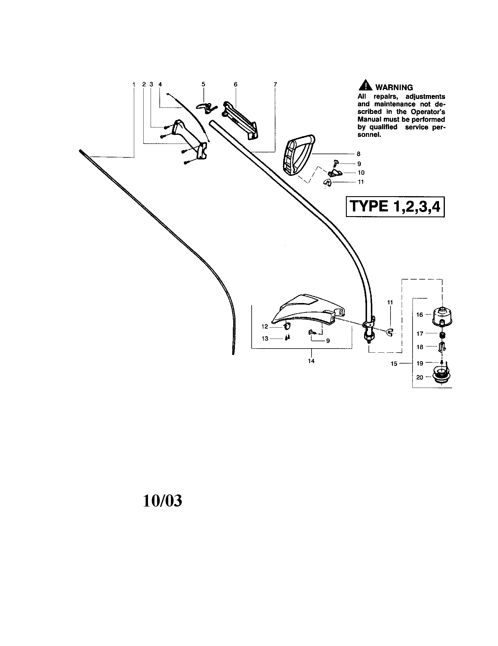 Throttle housing/driveshaft