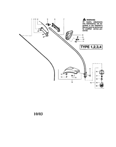 Throttle housing/driveshaft