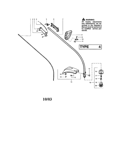 Throttle housing/driveshaft