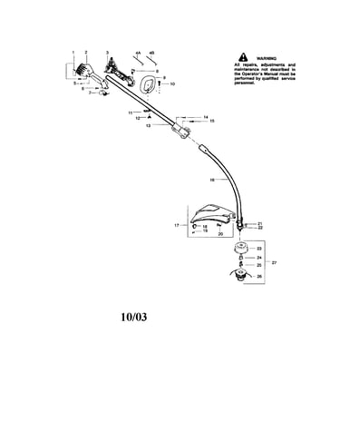 Throttle housing/driveshaft