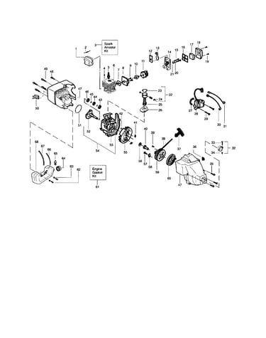 Cylinder/crankshaft/crankcase