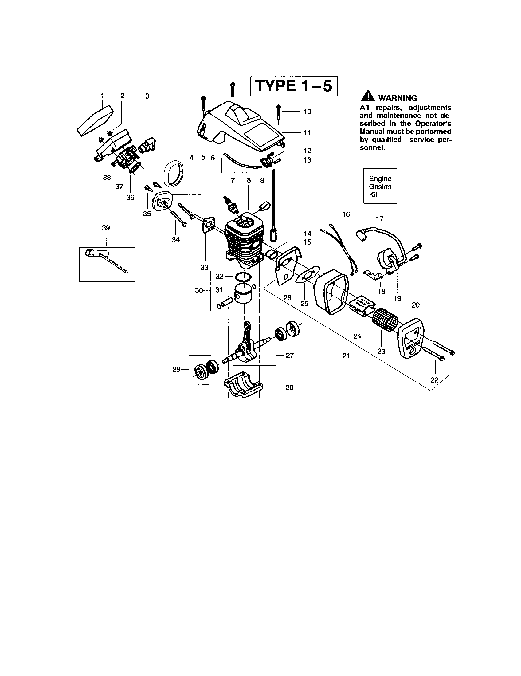 CYLINDER/CRANKSHAFT/CRANKCASE