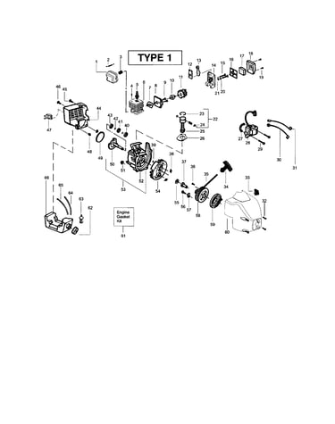 Cylinder/crankshaft/crankcase