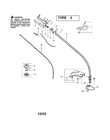 Throttle housing/driveshaft