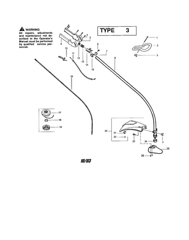 Throttle housing/driveshaft