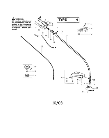 Throttle housing/driveshaft