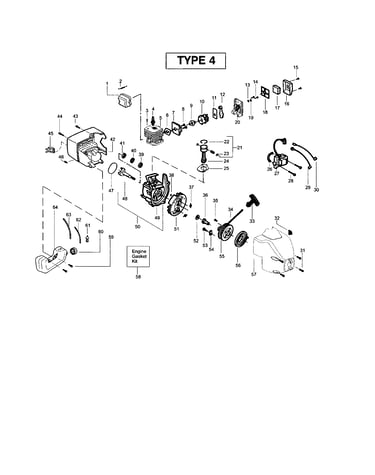 Cylinder/cranckcase/crankshaft