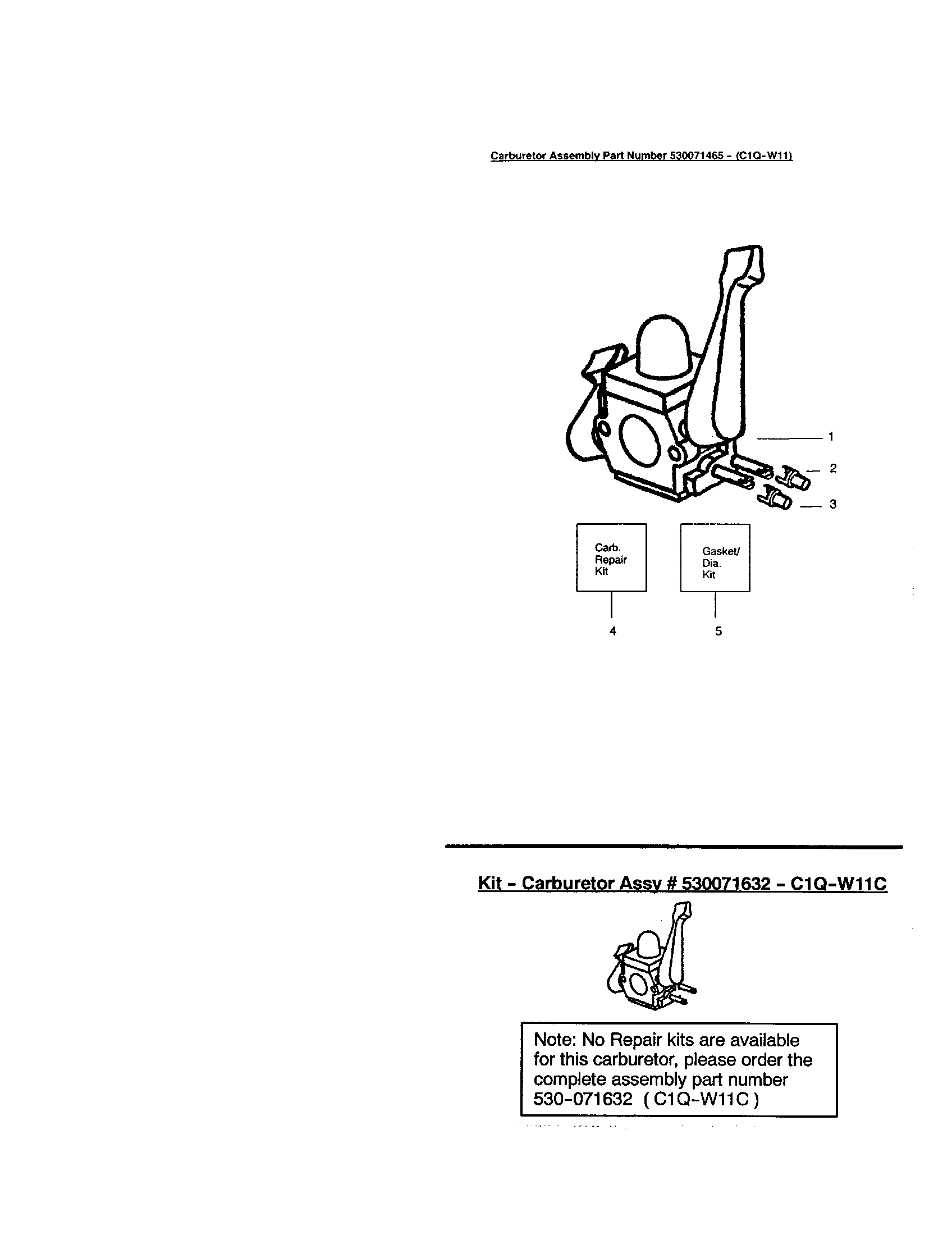 Carburetor's
