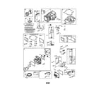 Briggs & Stratton 21B807-0290-E1 cylinder/sump engine diagram