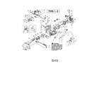 Poulan 220 TYPE 1-3 (RECON) chassis/bar/chain/flywheel diagram
