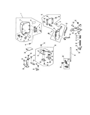 Face cover/presser base plate