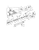 Feed shaft/lower shaft gear
