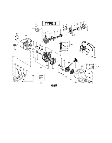 Crankcase/cylinder/crankshaft