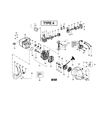 Crankshaft/cylinder/crankcase