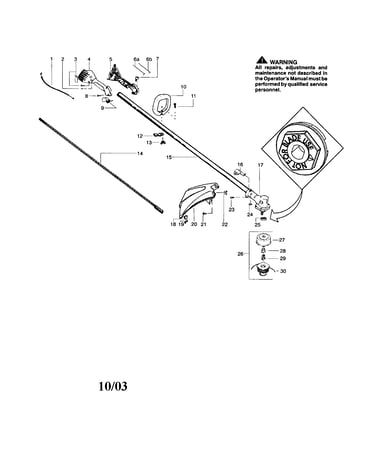 Throttle housing/driveshaft