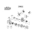 Crankshaft/cylinder/crankcase