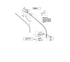 Weed Eater TE400CXL TYPE 1 (RECON) throttle housing/driveshaft diagram