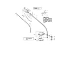 Weed Eater TE400CXL TYPE 2 (RECON) throttle housing/driveshaft diagram