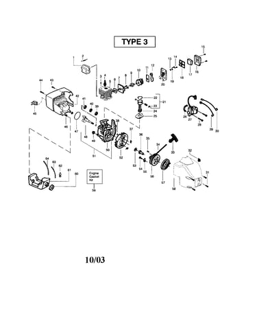 Cylinder/crankcase/crankshaft