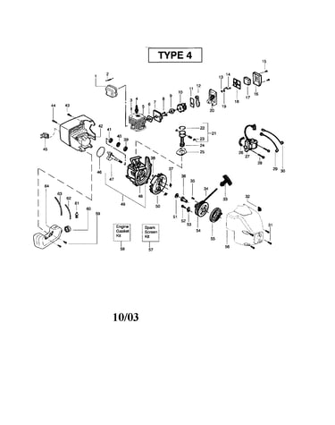 Crankshaft/cylinder/crankcase
