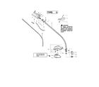 Weed Eater TE400CXL TYPE 5 (RECON) throttle housing/driveshaft diagram