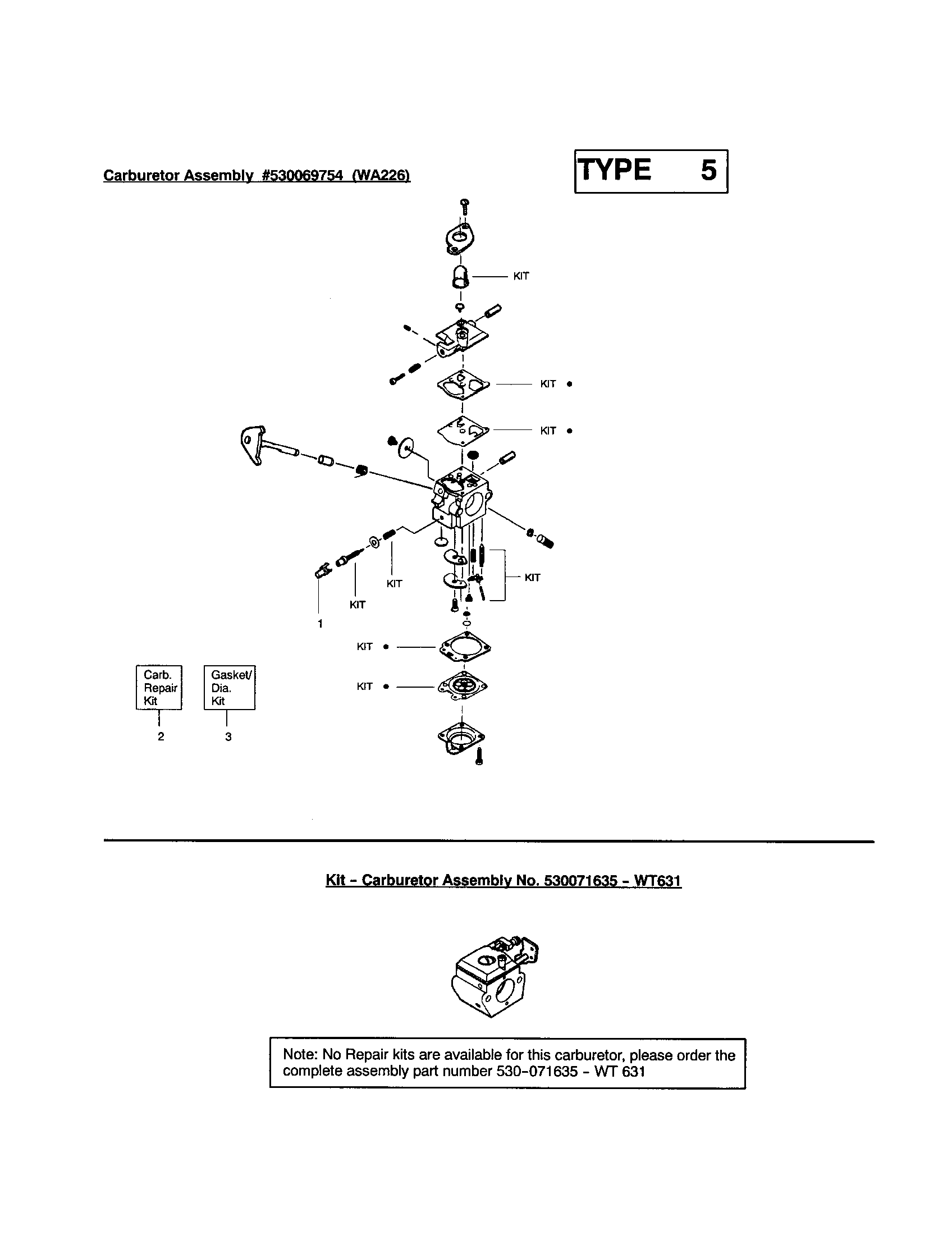 Carburetor's